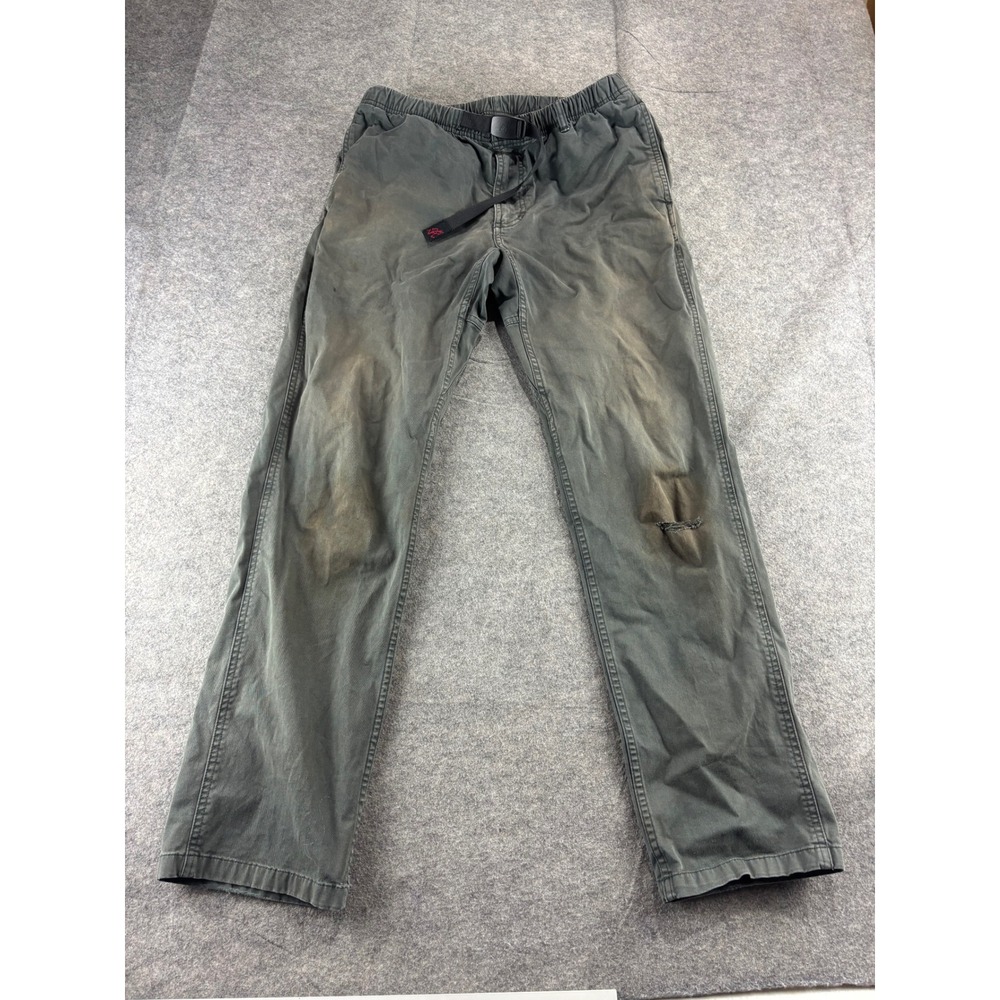 Gramicci Original Freedom Climbing Pants Grey Belted Distressed Mens M Thrashed